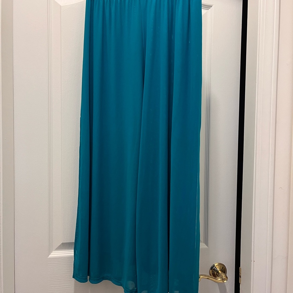 🎉⚡️ 5 for $25 🛍️‼️
Teal Wide-Leg Women's Pants - Picture 2 of 11